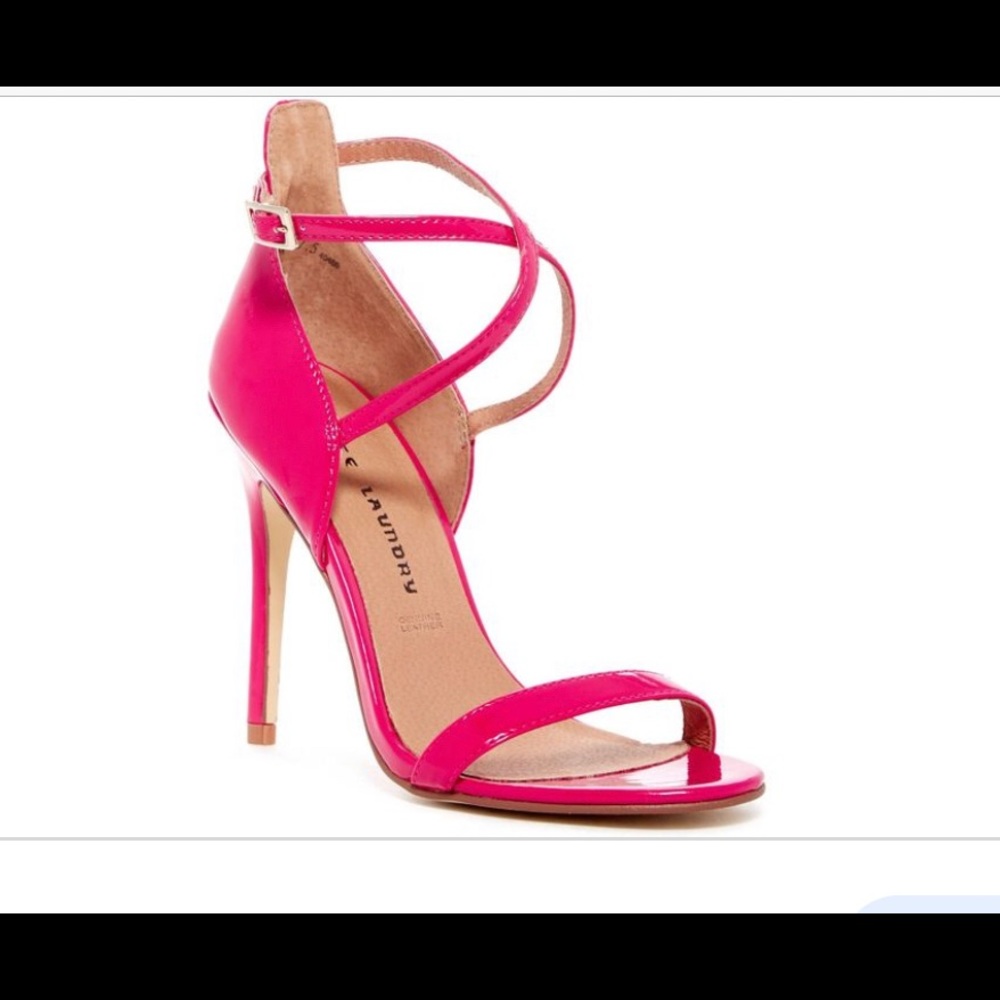 Chinese laundry size 7.5 pink strappy heel